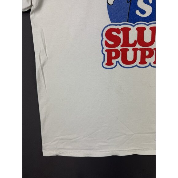 Vintage Y2K Slush Puppie Drink Snack Junk Food Sweet White Shirt Promo XL Rare - Picture 6 of 11